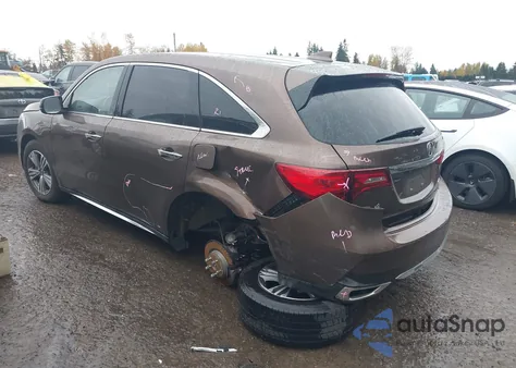 2019 Acura Mdx Standard from USA, damaged, VIN 5J8YD4H3XKL028341